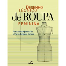 Desenho técnico de roupa feminina