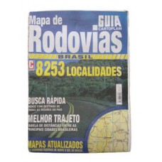 GUIA CARTOPLAM - MAPA RODOVIAS BRASIL: CAPA PVC