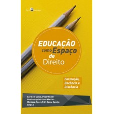 EDUCAÇÃO COMO ESPAÇO DE DIREITO: FORMAÇÃO, DOCÊNCIA E DISCÊNCIA