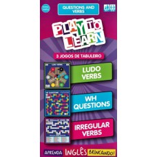 PLAY TO LEARN - QUESTIONS AND VERBS - 3 BOARD GAMES