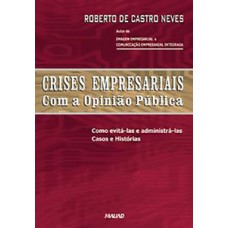 CRISES EMPRESARIAIS COM A OPINIÃO PÚBLICA: COMO EVITÁ-LAS E ADMINISTRÁ-LAS: CASOS E HISTÓRIAS