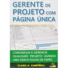 GERENTE DE PROJETO COM PÁGINA ÚNICA