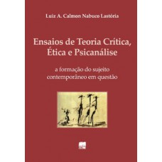 ENSAIOS DE TEORIA CRÍTICA, ÉTICA E PSICANÁLISE: A FORMAÇÃO DO SUJEITO CONTEMPORÂNEO EM QUESTÃO