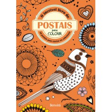 O incrível livro de postais para colorir: 28 postais para enviar ou colecionar