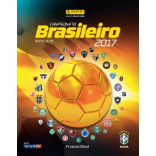 ÁLBUM CAMPEONATO BRASILEIRO 2017 (CAPA DURA) COM 10 ENVELOPES + 20 FIGURINHAS AVULSAS