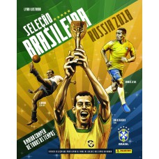 Álbum de Figurinhas Seleção Brasileira Rússia 2018 – A Maior Campeã de Todos os Tempos (Capa Dura com + 10 envelopes)