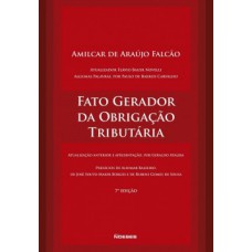 FATO GERADOR DA OBRIGAÇÃO TRIBUTÁRIA