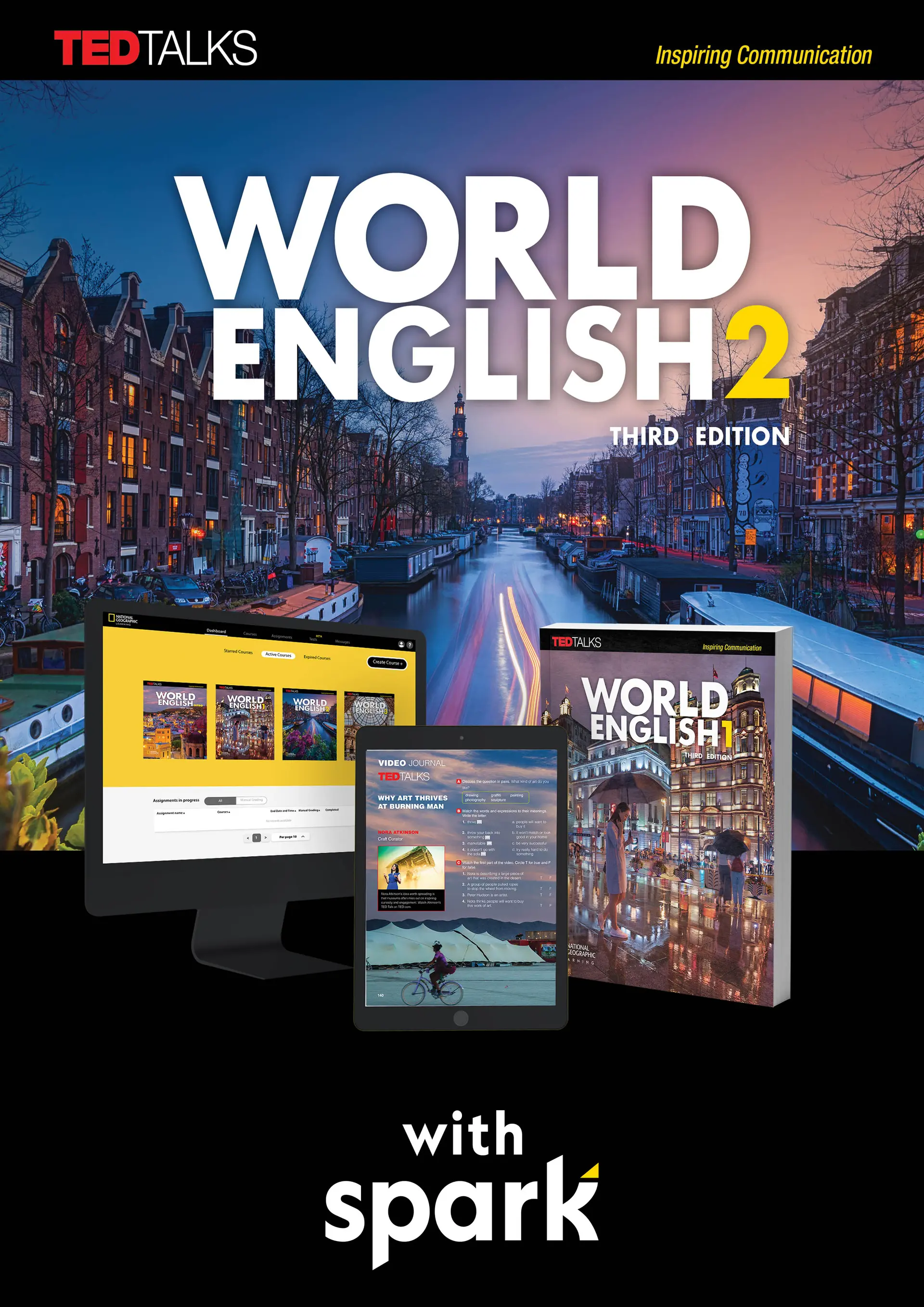 WORLD ENGLISH 2B - SPLIT SB+WB  WITH THE SPARK PLATFORM - 3º ED (Unit 7 a 12)